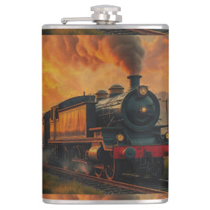 Flasques Voyage en train victorien - Steampunk Steam Train
