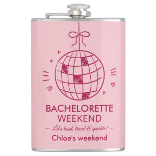 Flasques Week-end de célibataire minimaliste moderne   Rose