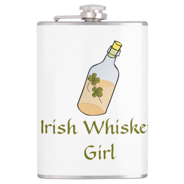 Flasques Whiskey Girl irlandaise (Devant)
