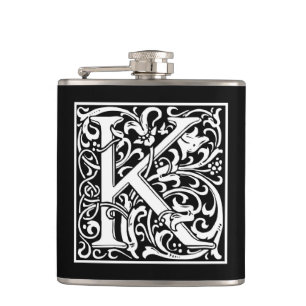 Flasques William Morris Alphabet "K"