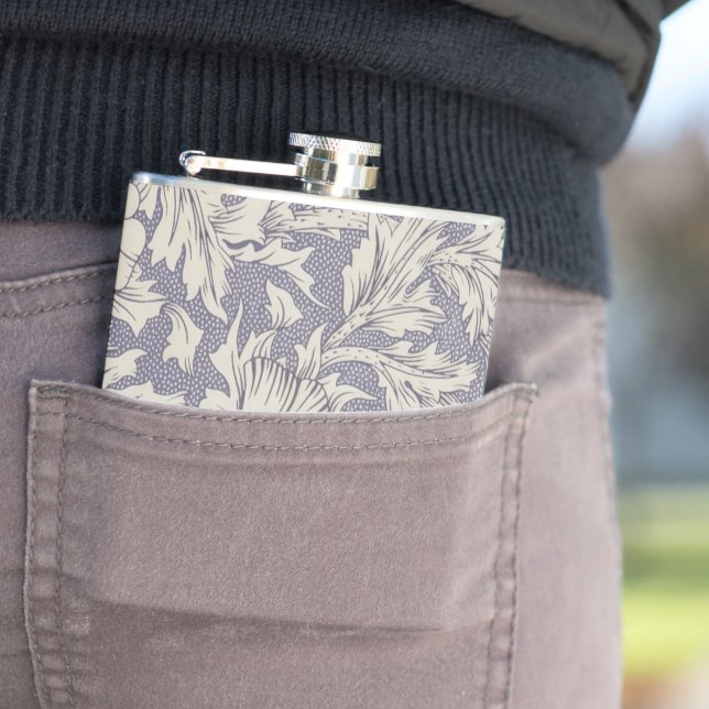 Flasques William Morris Horn Poppy Classic Floral (En situation)