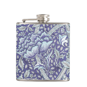 Flasques William Morris Windrush fleurs bleues
