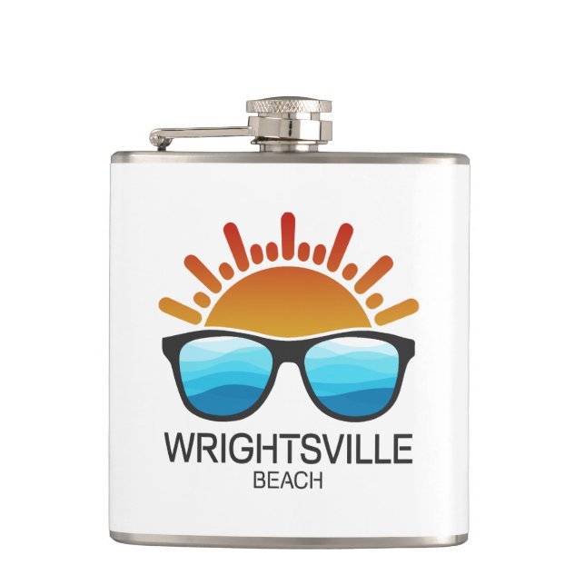 Flasques Wrightsville Beach North Carolina Lunettes de sole (Devant)
