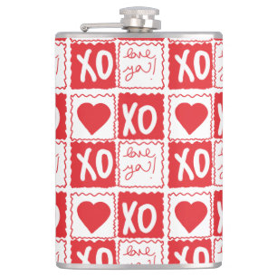 Flasques XOXO Cœur d'amour Saint-Valentin Amour à Toi