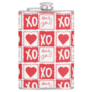 Flasques XOXO Cœur d'amour Saint-Valentin Amour à Toi