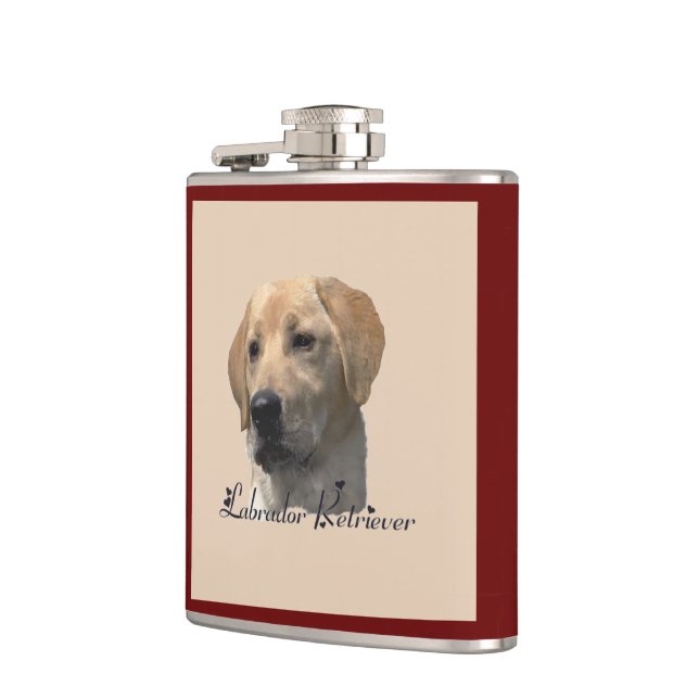 Flasques Yellow Labrador Retriever (Gauche)