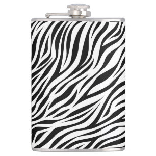 Flasques Zebra Animal Skin Imprimer Motif-15391