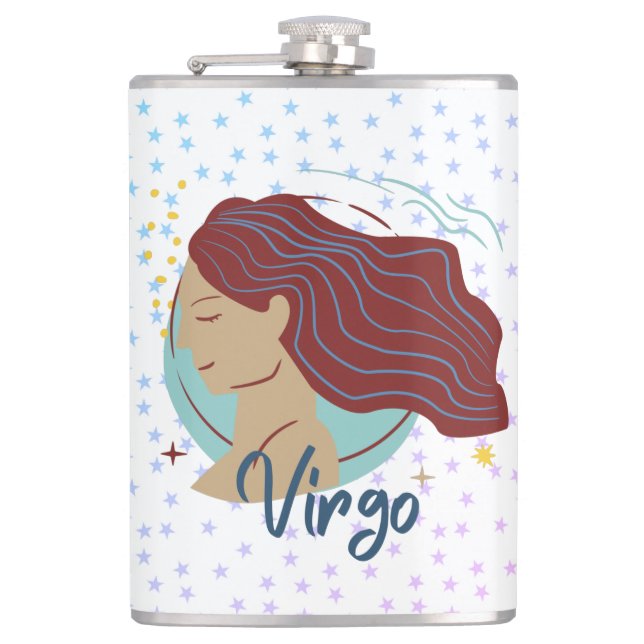 Flasques Zodiac, Femme Virgo moderne (Devant)
