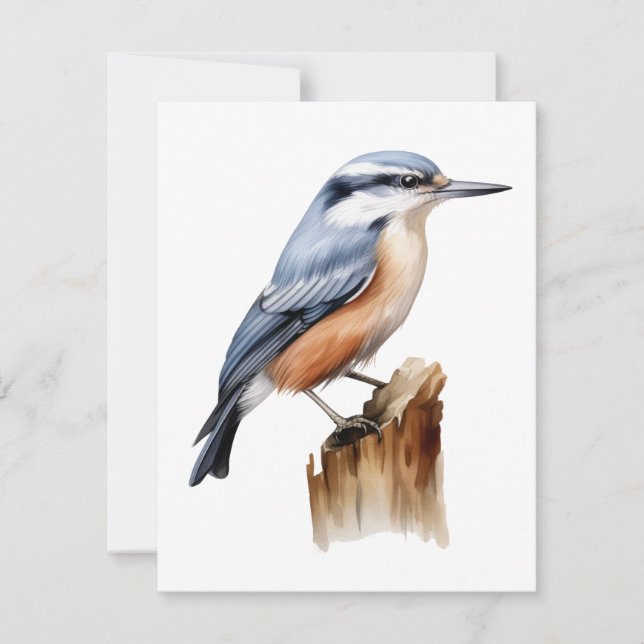 Flat Bird Card (Vorderseite)