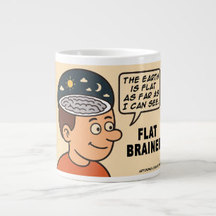 Flat Brainer Jumbo-Tasse