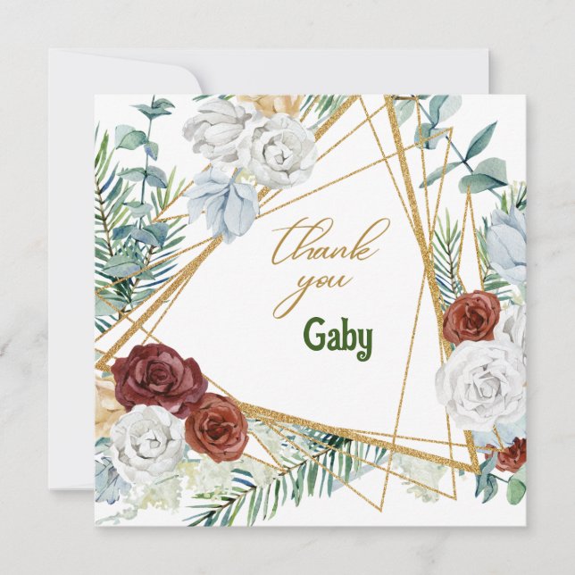 Flat Card Vielen Dank (Vorderseite)