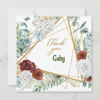 Flat Card Vielen Dank