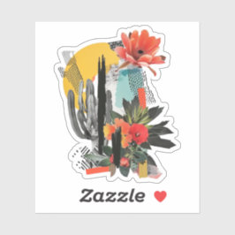 Flat Dankeschön-Karte Aufkleber