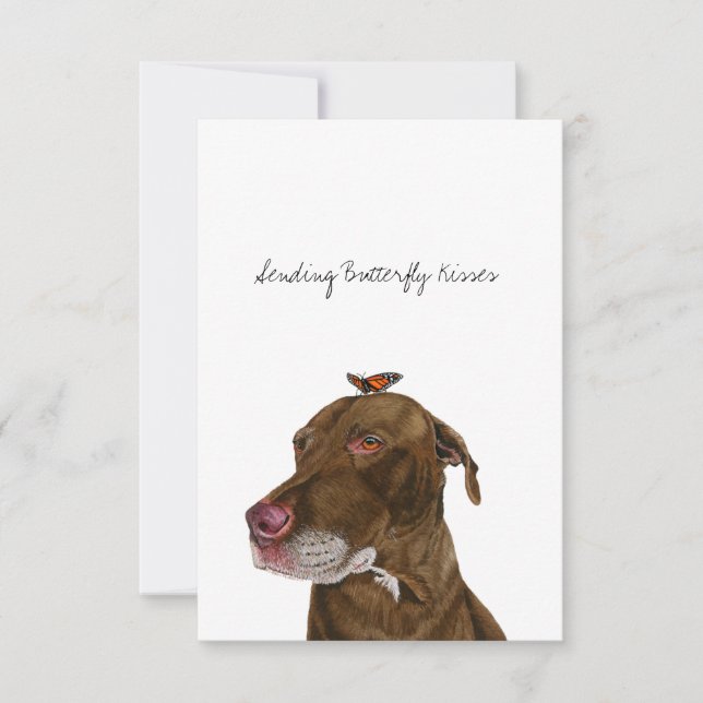 Flat Dankeschön-Karte Dankeskarte (Vorderseite)