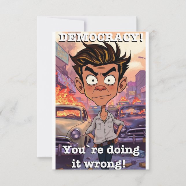 Flat Dankeschön-Karte Dankeskarte (Vorderseite)