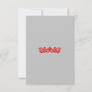 Flat Dankeschön-Karte Dankeskarte