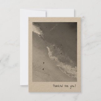 Flat Dankeschön-Karte Dankeskarte