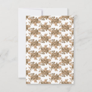 Flat Dankeschön-Karte Dankeskarte