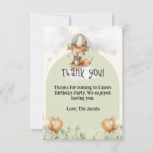 Flat Dankeschön-Karte