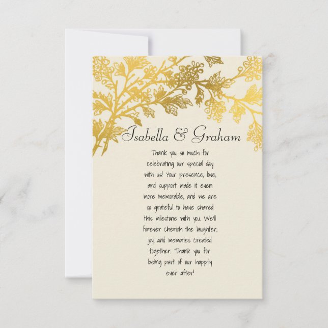 Flat Dankeschön-Karte Dankeskarte (Vorderseite)