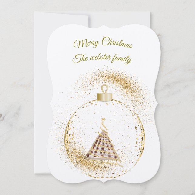 Flat Dankeschön-Karte Dankeskarte (Vorderseite)