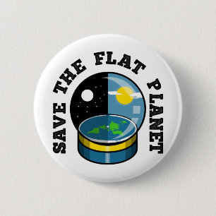 Flat earth in Snowglocke Button