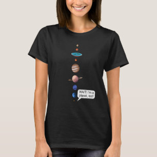 Flat Earth und vergiss nie das Flathero der Pluto- T-Shirt