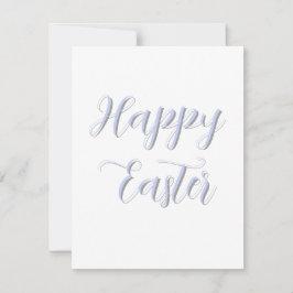 Flat Easter Note Card Mitteilungskarte