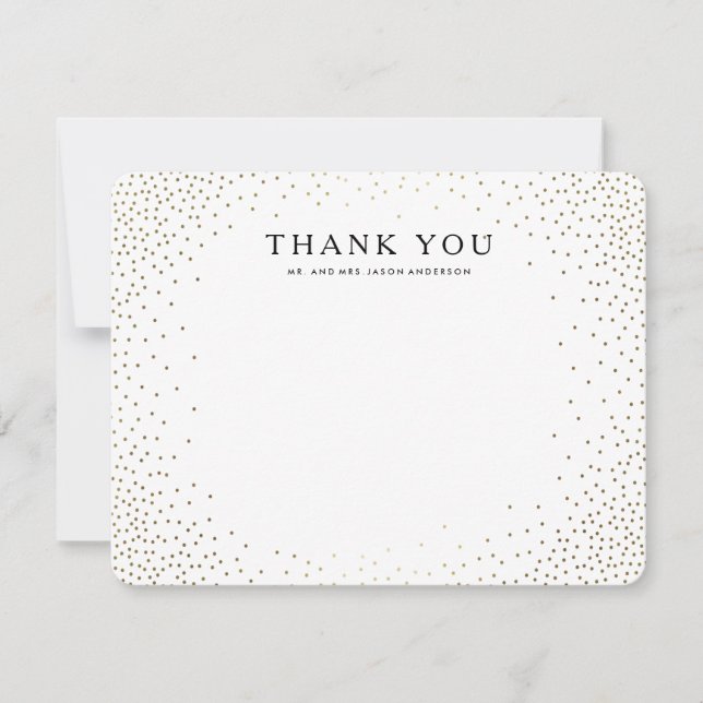 FLAT FOTO DANK MITTEILUNGSKARTE (Vorderseite)