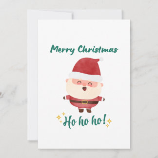 Flat Holiday Card Feiertagskarte