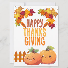 Flat Holiday Card Feiertagskarte