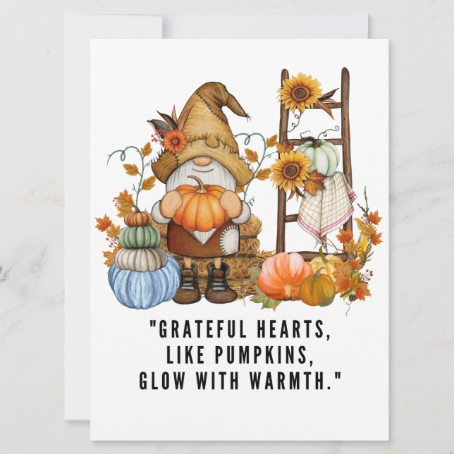 Flat Holiday Card Feiertagskarte (Vorderseite)