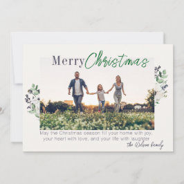 Flat Holiday Card Feiertagskarte
