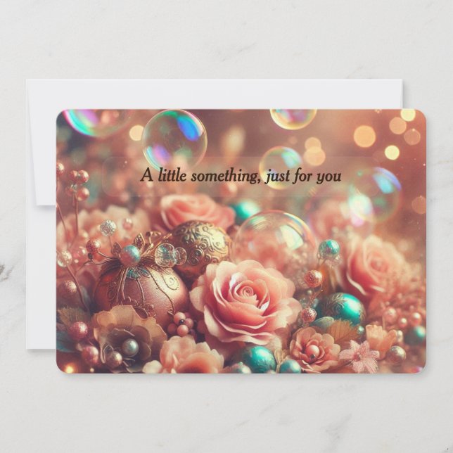 Flat Holiday Card Feiertagskarte (Vorderseite)