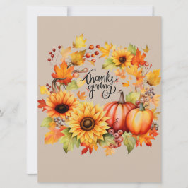 Flat Holiday Card Feiertagskarte