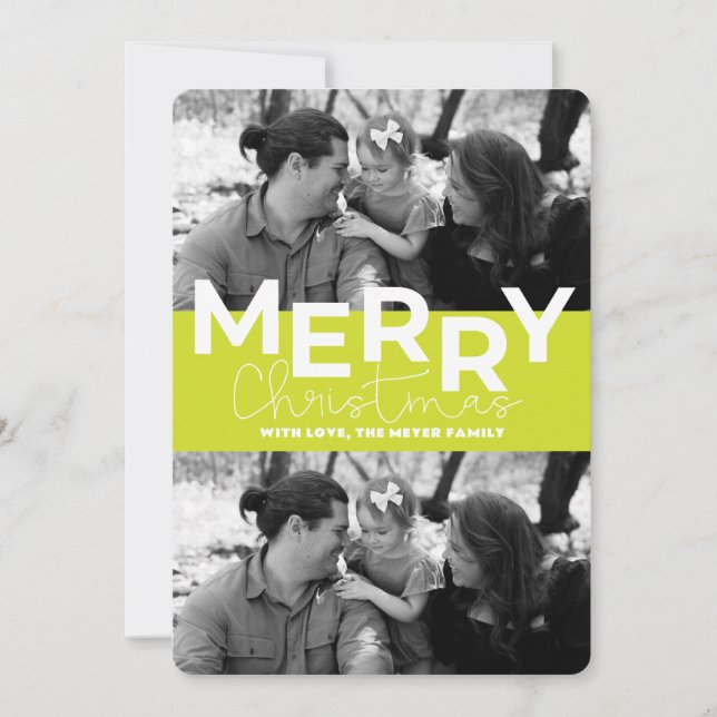 Flat Holiday Card Feiertagskarte (Vorderseite)