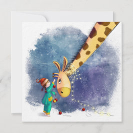 Flat Holiday Card Feiertagskarte