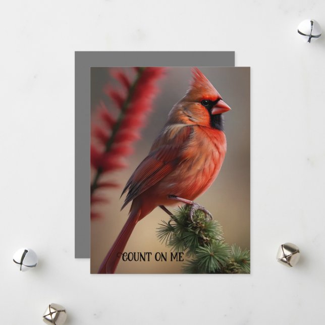 Flat Holiday Card Feiertagskarte (Vorderseite/Rückseite Beispiel)