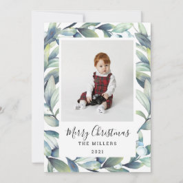 Flat Holiday Card Feiertagskarte