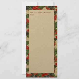 Flat Holiday Card Feiertagskarte