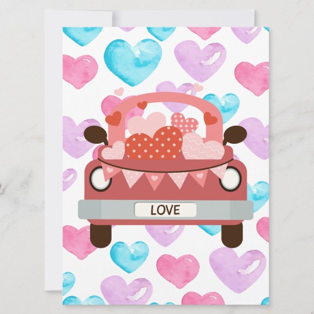 Flat Holiday Card Feiertagskarte (Vorderseite)