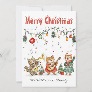 Flat Holiday Card Feiertagskarte