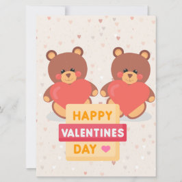 Flat Holiday Card Feiertagskarte