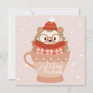 Flat Holiday Card Feiertagskarte