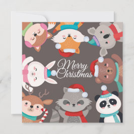 Flat Holiday Card Feiertagskarte