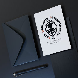 Flat Holiday Card Feiertagskarte