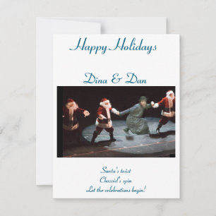 Flat Holiday Card Feiertagskarte