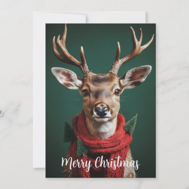 Flat Holiday Card Feiertagskarte (Vorderseite)