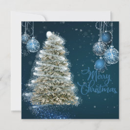 Flat Holiday Card Feiertagskarte