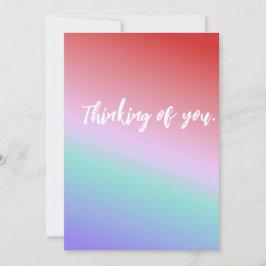 Flat Holiday Card Feiertagskarte